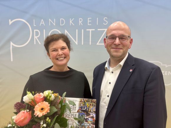 Maria Hansen - die neue Beigeordnete des Landrates Christian Müller (Foto: LK Prignitz / Gina Werthe)