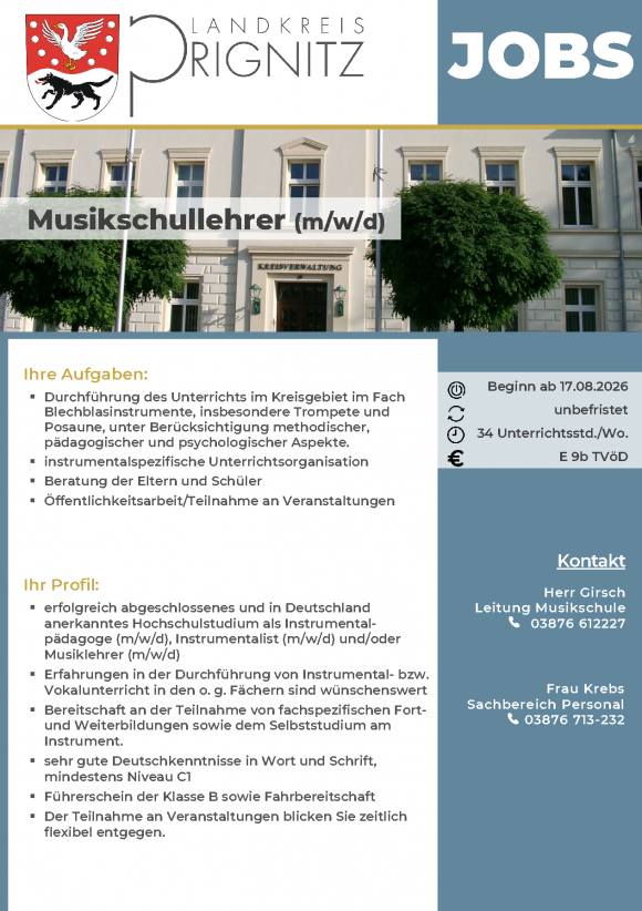 Musikschullehrer (m/w/d) - Seite 1
