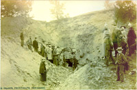 Öffnung der Grabkammer am 20. September 1899, (Quelle: Archiv, Stiftung Stadtmuseum Berlin)